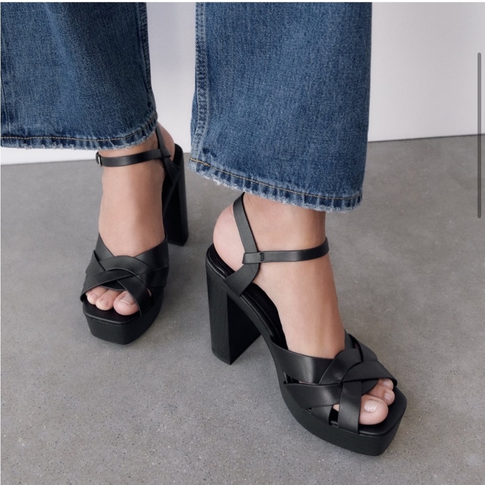 Zara Platform Sandals NEW